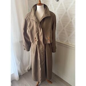 Vintage Komitor Women’s Size 6 Medium Cinched Waist Trench Coat